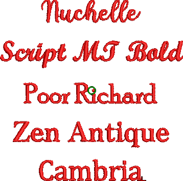 Embroidered Red Cable Knit Stocking